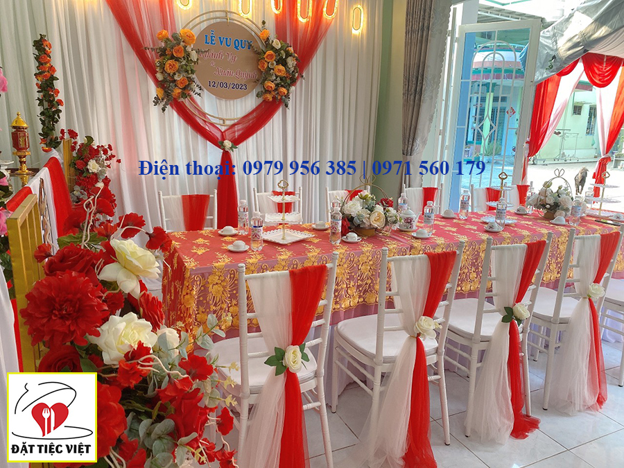 Cho thuê bàn ghế đám cưới tại TpHCM